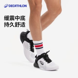 迪卡侬 多场地网球鞋男女持久耐磨EVA缓震中底专业网球运动鞋CSR5
