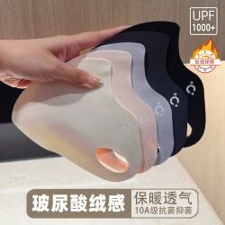 2025新款加绒秋冬简约保暖口罩防寒防晒透气百搭口罩秋冬女高颜值