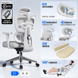 安格兰 E3人体工学椅电脑椅久坐靠背办公椅学习椅电竞椅子