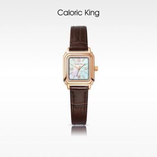 凯卡思Caloric King复古时尚系列皮带款小棕表大气腕表