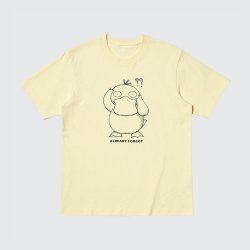 优衣库 Pokémon UT印花短袖T恤优衣库男装女装情侣宝可梦480352 可达鸭