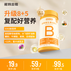 诺特兰德 升级新VB)诺特兰德维生素b咀嚼片复合多维8大B族营养72粒/瓶 BX4