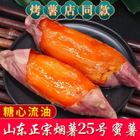 京鲜匠 山东烟薯25号蜜薯正宗新鲜现挖红薯番薯黄心糖心流油烤地瓜蔬菜 净4.8斤 精选中果 单果3-8两
