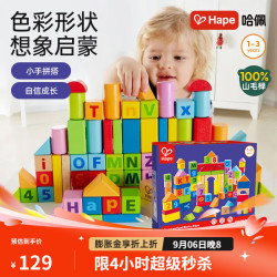 Hape E8022 80粒益智积木