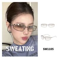 SWEATING 「SWEATING」新款MIY2K猫眼复古时尚墨镜防紫外线太阳镜