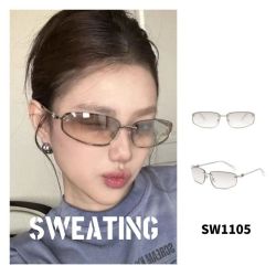 SWEATING 「SWEATING」新款MIY2K猫眼复古时尚墨镜防紫外线太阳镜