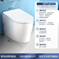 恒洁 571A 轻智能座圈加热离座冲水马桶