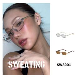 SWEATING 「SWEATING」气质方框防蓝光素颜镜可配近视