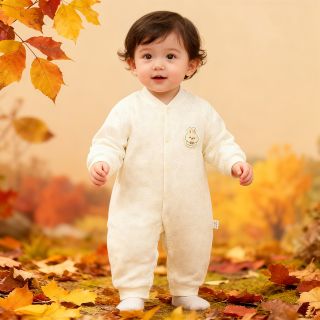 婴儿连体衣秋冬衣服新款薄棉保暖衣婴幼儿男女宝宝爬爬服