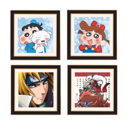 精灵宝可梦 火影忍者海贼王蜡笔小新 电脑房书桌摆件 装饰立体画