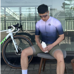 CSFD冰丝透气速干舒适男款骑行服短袖夏季山地公路骑行服