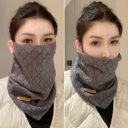 户外骑行围脖女秋冬季挂耳防风面罩骑行保暖防寒面纱护颈围脖套男
