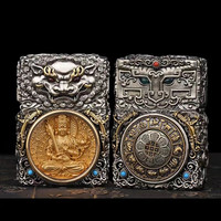ZIPPO 打火机正品/DIY-205-重甲生肖守护佛-送礼DYJ1
