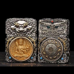ZIPPO 打火机正品/DIY-205-重甲生肖守护佛-送礼DYJ1