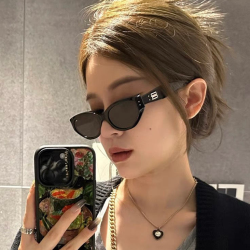 复古街拍墨镜珍妮同款gm墨镜roco明星网红辣妹街拍高级感太阳眼镜