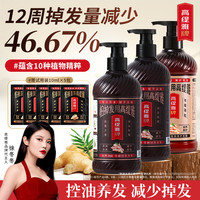高缇雅 防脱固发洗发水生姜防断发洗护套装修护发膜柔顺蓬松控油GY