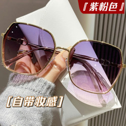 高档女士太阳镜防紫外线遮阳眼镜网红高级感显脸小墨镜