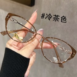 26款时尚豆花猫眼眼镜女近视可配度数老钱风防蓝光眼镜镜框高级感