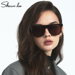 Shawnlee太阳镜女黑超大框显瘦开车防晒夏防紫外线遮阳时尚潮流