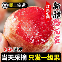 新疆恐龙蛋李子新鲜水果当季现摘蜜红心杏李