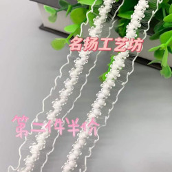   弹力蕾丝褶皱花边 手工DIY装饰花边
