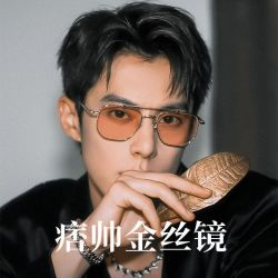 张若昀同款金丝眼镜双梁可配度数感光变色男大脸显瘦女超轻纯欲风