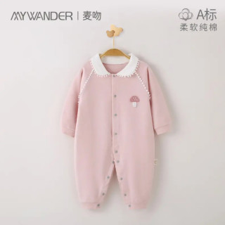 新生婴儿连体衣春秋无骨宝宝衣服幼儿爬服哈衣长袖睡衣纯棉柔软
