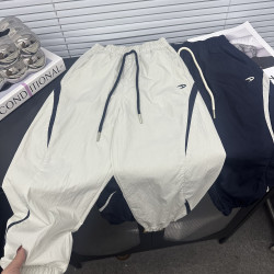 儿童拼色工装裤男女童长裤2025春装新款韩版时尚百搭中大童裤子潮