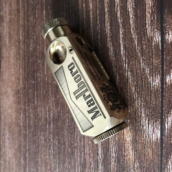 黄铜拉杆手工万宝路打火机双色创意个性
