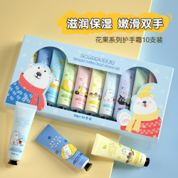 金妮雅 小熊护手霜滋润嫩防干防裂不油腻方便携带礼盒