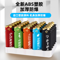 金属硅胶经典砂轮打火机
