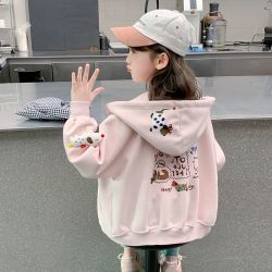 女童外套春秋款2025新款儿童洋气时髦网红棒球服春秋装女孩上衣潮