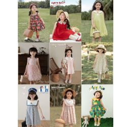 幼悠 女童春秋万里花香爆款儿童汉服连衣裙组合 DM701