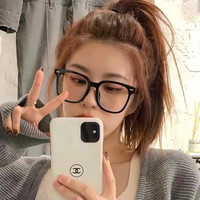 Anantara F02方框百搭素颜神器防蓝光平光镜眼镜