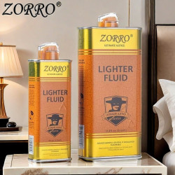 ZORRO 正品ZORRO原装优质煤油高档打火机油轻奢必备火机口粮送火石棉芯