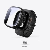 移动端：匠戴 适用新款苹果Ultra3保护壳applewatchs11手表壳s10壳膜一体s9保护套s8防爆s12钢化膜s7表壳透明第三代SE全包