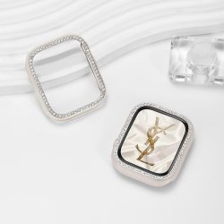 匠戴 2026新款适用苹果手表保护壳iwatchs11高级感镶钻女生轻奢爆闪s12半包防刮applewatch壳膜一体se边框壳硬壳
