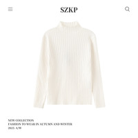 冬季新款女童百搭衣服中大童时尚儿童半高领毛衣MFYD552804