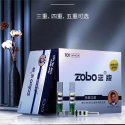 Zobo/正牌5重一次性过滤嘴（粗中细）三用升级款微孔强过滤实用烟具