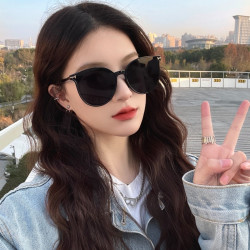 2026年新款时尚太阳镜女高级感偏光防紫外线大脸圆脸网红墨镜女士
