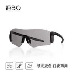 IRBO 户外变色徒步登山跑步防紫外线日夜骑行两用防风专业运动眼镜