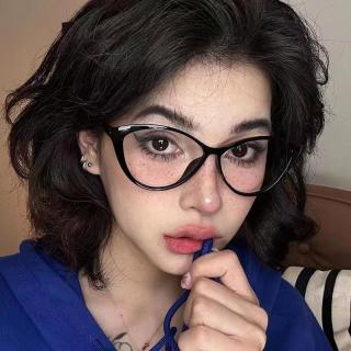 网红同款三角猫蝶形辣妹眼镜架可配度数近视镜框防蓝光偏光韩版