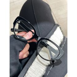 韩版复古猫眼黑框素颜眼睛圆脸椭圆形近视镜潮时尚眼镜框架男女款