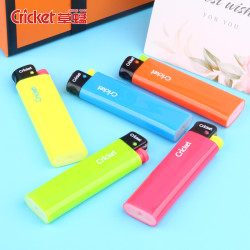 cricket草蜢一次性打火机进口火石砂轮滑轮草猛火机定制订做搓轮