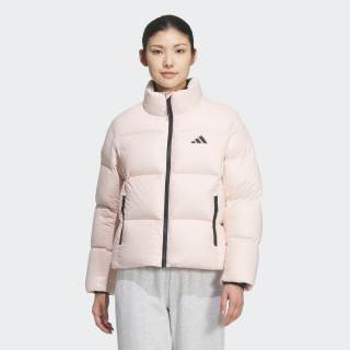 adidas 女子运动训练保暖立领羽绒服外套KQ5507
