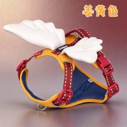 丁可 狗狗牵引绳胸背带天使翅膀大中小型犬外出专用遛狗绳子链子防挣脱