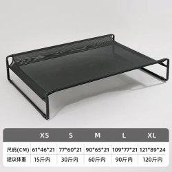 嬉皮狗 狗窝四季通用免安装狗狗行军床狗离地床中大型犬夏天宠物床