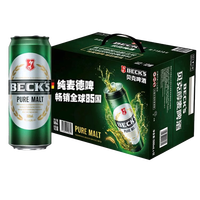 移动端：百威 贝克醇麦啤酒 10.0°P全麦酿造 500ml*12听