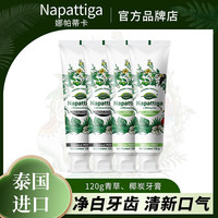 Napattiga 泰国青草椰碳牙膏香氛亮白护龈去渍去黄洁白