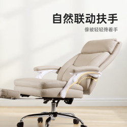 西昊 人体工学 老板椅  L6D-Lite黑色 猫抓皮 人体工学设计